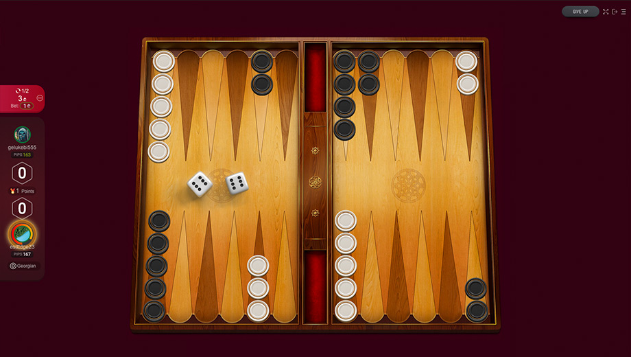 Backgammon screenshot 1