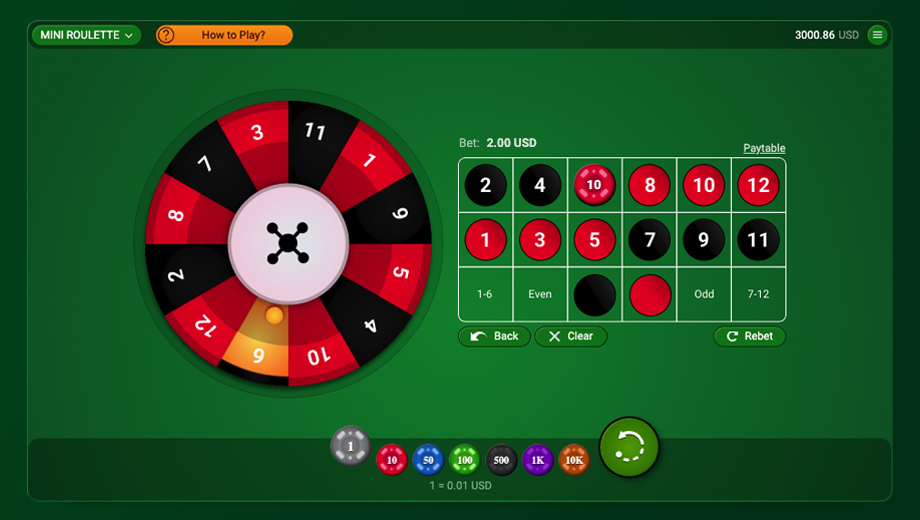 Mini Roulette screenshot 1